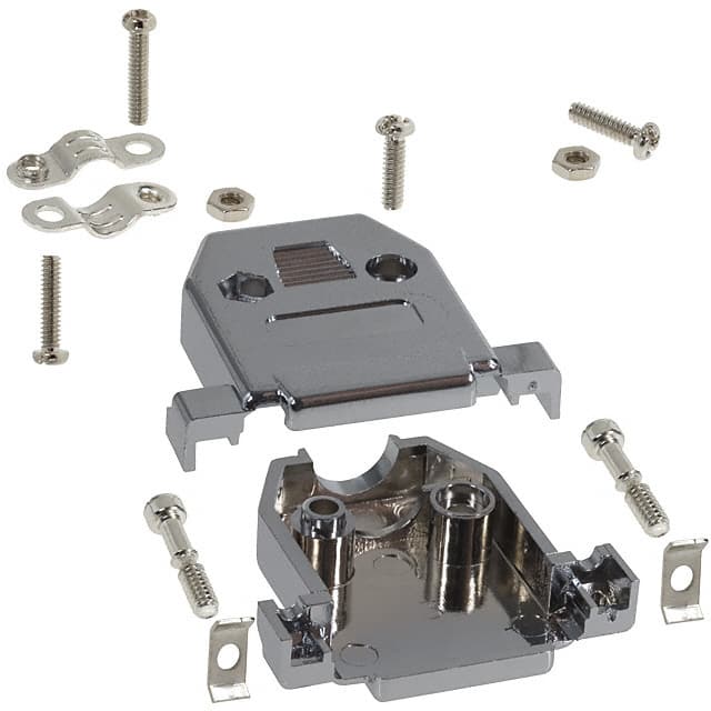 977-015-020-121 NorComp Inc.  Capots de connecteurs D-Sub en forme de D